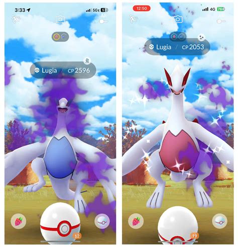 Pokémon GO shiny Pokémon .